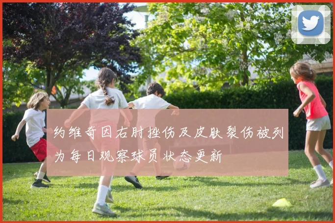 约维奇因右肘挫伤及皮肤裂伤被列为每日观察球员状态更新
