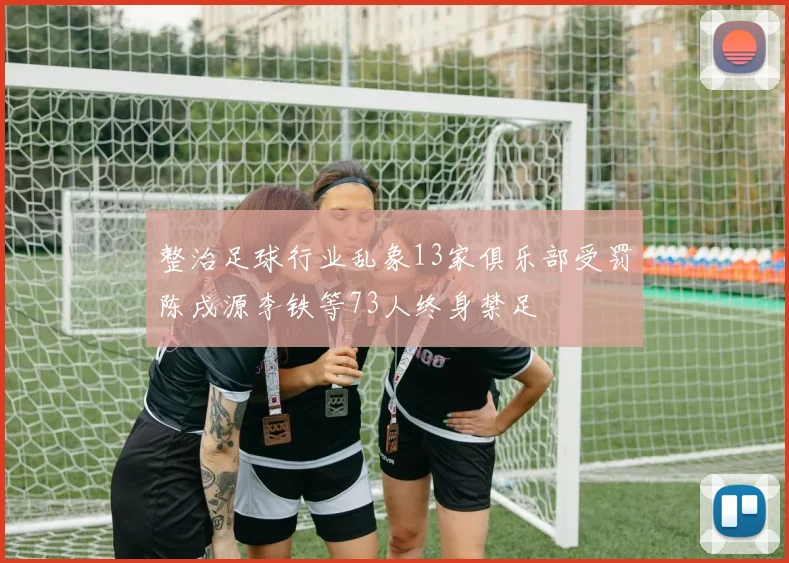 整治足球行业乱象13家俱乐部受罚陈戌源李铁等73人终身禁足